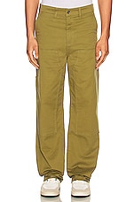 SATURDAYS NYC Morris Canvas Carpenter Pant in Mayfly, view 5, click to view large image.