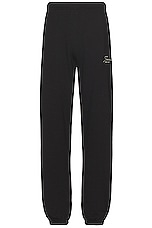 SATURDAYS NYC Abrams Signature Sweatpants in Black, view 1, click to view large image.