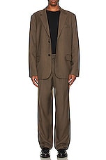 SATURDAYS NYC George Suit Trouser in Bungee, view 5, click to view large image.