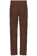 SATURDAYS NYC Morris Brushed Carpenter Pant in Downtown Brown, view 2, click to view large image.