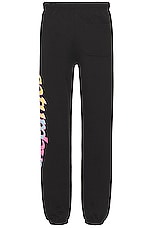 SATURDAYS NYC Abrams Movement Sweatpant in Black, view 2, click to view large image.
