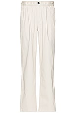 SATURDAYS NYC George Lightweight Cotton Trouser in Pumice Stone, view 1, click to view large image.