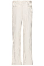 SATURDAYS NYC George Lightweight Cotton Trouser in Pumice Stone, view 2, click to view large image.