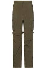 SATURDAYS NYC Tota Convertible Pant in Army Green, view 1, click to view large image.