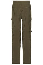 SATURDAYS NYC Tota Convertible Pant in Army Green, view 3, click to view large image.