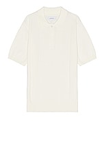 SATURDAYS NYC Jahmad Polo in Ivory, view 1, click to view large image.