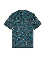 SATURDAYS NYC Canty Sound Leopard Shirt in Gulf Coast, view 2, click to view large image.