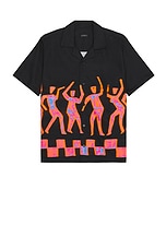 SATURDAYS NYC Canty Dancer Shirt in Black, view 1, click to view large image.