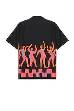 SATURDAYS NYC Canty Dancer Shirt in Black, view 2, click to view large image.