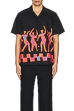 SATURDAYS NYC Canty Dancer Shirt in Black, view 3, click to view large image.