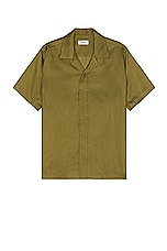 SATURDAYS NYC York Camp Collar Shirt in Mayfly, view 1, click to view large image.