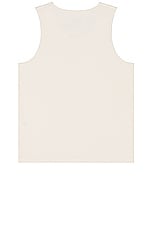 SATURDAYS NYC Cotton Rib Tank in Ivory, view 2, click to view large image.