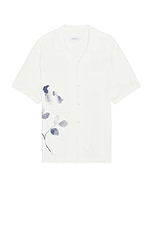SATURDAYS NYC Canty Floral Impressions Shirt in Ivory, view 1, click to view large image.
