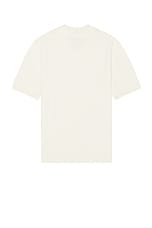 SATURDAYS NYC Jahmad Knit Polo in Ivory, view 2, click to view large image.