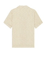 SATURDAYS NYC Canty Embroidered Linen Gauze Shirt in Antique White, view 2, click to view large image.