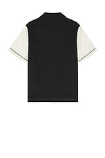 SATURDAYS NYC Canty Bowling Shirt in Washed Black, view 2, click to view large image.