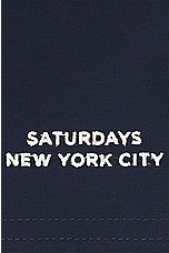 SATURDAYS NYC Talley Swim Short in Ocean, view 3, click to view large image.