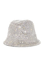 Santa Brands Moonlight Panama Hat in Silver, view 3, click to view large image.