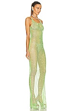Santa Brands Sydney Maxi Dress in Lime Green, view 2, click to view large image.