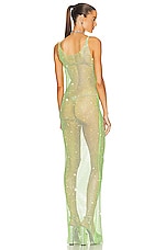 Santa Brands Sydney Maxi Dress in Lime Green, view 3, click to view large image.