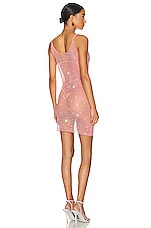 Santa Brands Sydney Mini Dress in Pink Raspberry, view 3, click to view large image.