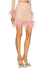 Santa Brands Feathers Skirt in Blush, view 2, click to view large image.