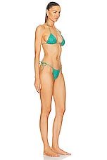 Santa Brands Dahlia Bikini Set in Emerald, view 2, click to view large image.