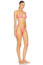 Santa Brands Orchid Bikini Set in Neon Pink, view 2, click to view large image.