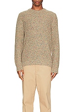 Schott Donegal Sweater in Tan, view 4, click to view large image.