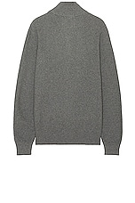 Schott Waffle Weave Sweater in Grey, view 2, click to view large image.