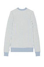 Schott Striped Sweater in Sky, view 2, click to view large image.