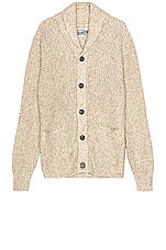 Schott Yak Blend Cardigan in Limestone, view 1, click to view large image.