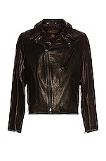 Schott Raven Lambskin Perfecto in Black, view 1, click to view large image.