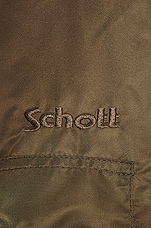 Schott Nylon Flight Jacket in Brown, view 4, click to view large image.