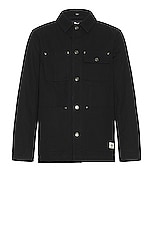 Schott Chore Jacket in Black, view 1, click to view large image.