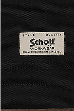 Schott Chore Jacket in Black, view 3, click to view large image.