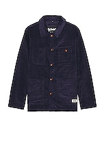 Schott Wale Chore Jacket in Navy, view 1, click to view large image.