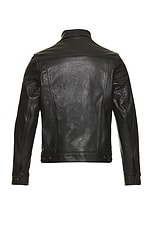Schott Naked Cowhide Jean Style Jacket in Black, view 2, click to view large image.