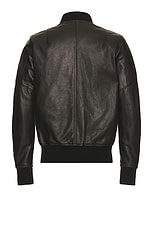 Schott Lightweight Bomber Jacket in Black, view 2, click to view large image.