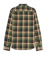 Schott Plaid Cotton Flannel Shirt in Falling Leaves, view 2, click to view large image.