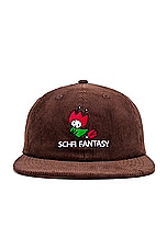 SCI-FI FANTASY Flying Rose Hat in Brown, view 1, click to view large image.