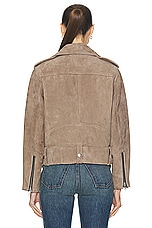 STAND STUDIO Icon Jacket in Sandstone Beige, view 4, click to view large image.