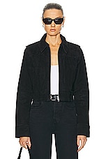 STAND STUDIO Logan Jacket in Black, view 1, click to view large image.