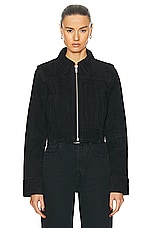 STAND STUDIO Logan Jacket in Black, view 2, click to view large image.