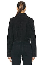 STAND STUDIO Logan Jacket in Black, view 4, click to view large image.