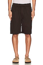 SIEDRES Loose Shorts in Brown, view 3, click to view large image.