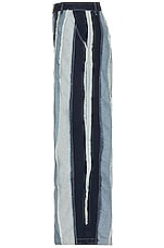 SIEDRES Straight Patchwork Jean in Multi, view 3, click to view large image.