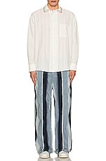 SIEDRES Straight Patchwork Jean in Multi, view 6, click to view large image.
