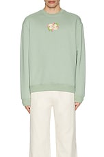 SIEDRES Marc Sweatshirt in Mint, view 4, click to view large image.