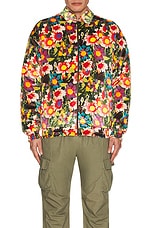 SIEDRES X Fwrd Quilted Floral Velvet Jacket in Multi, view 4, click to view large image.